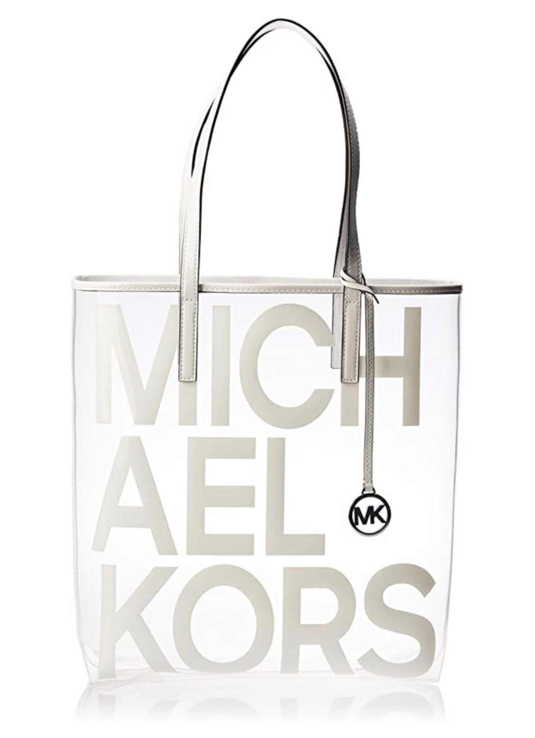 The Michael Large Graphic Logo Print PVC Tote Bag
